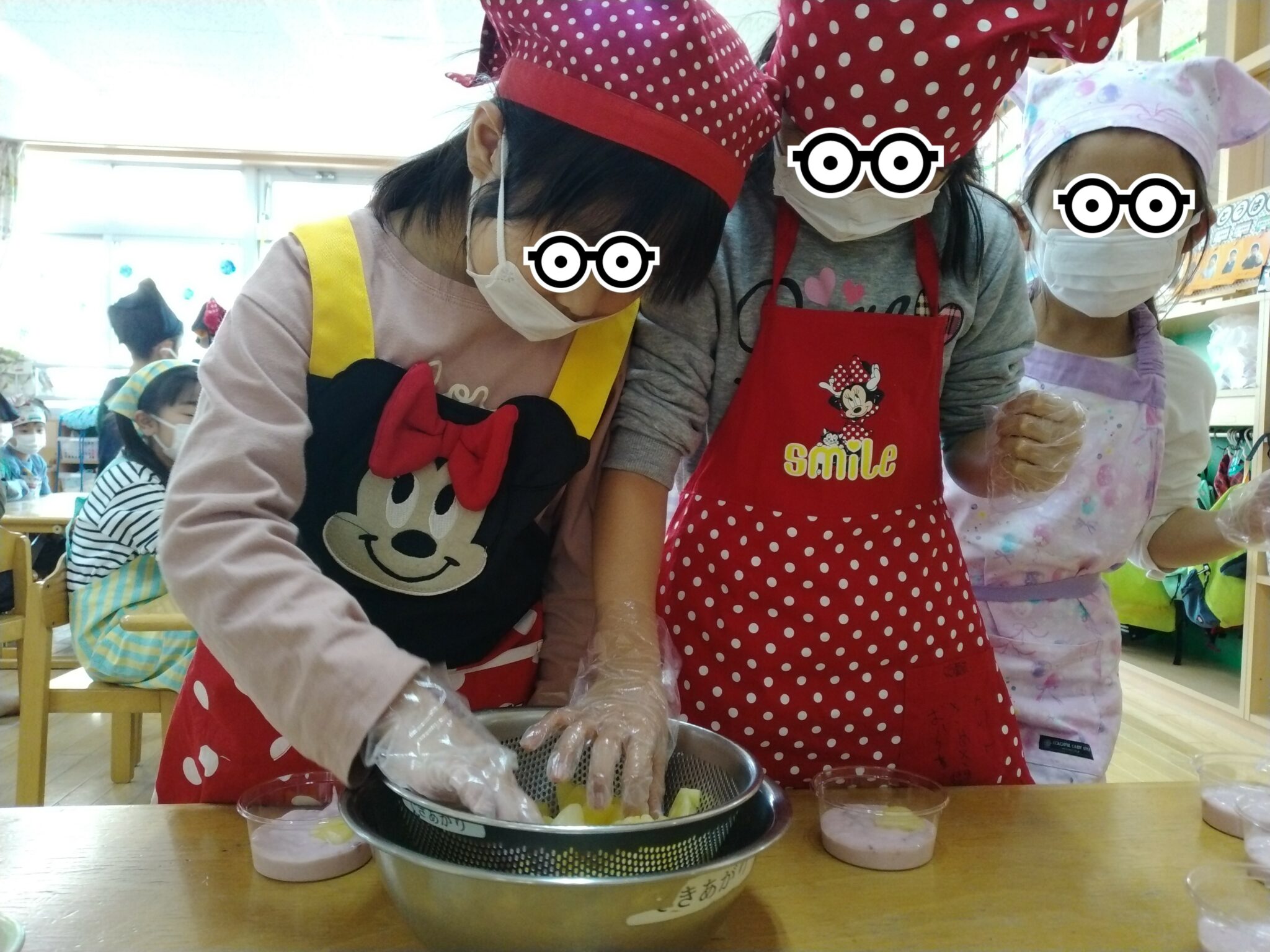 ひまわり組がクッキングしました！ 社会福祉法人吉田学園福祉会